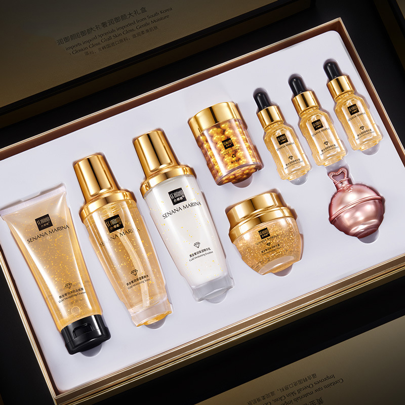 Luxury Gold Skincare - Женский набор для ухода за кожей