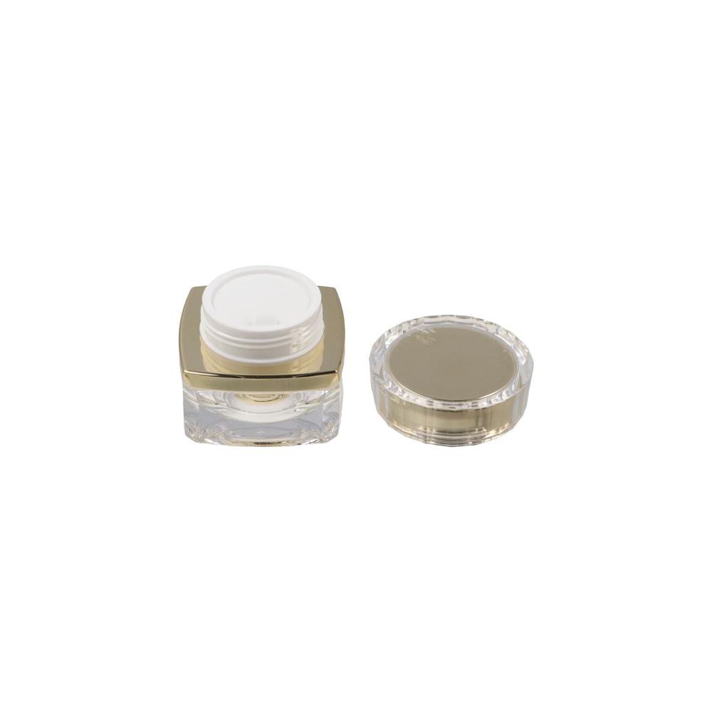 Luxury Gold Skincare - Многоразовые баночки для крема класса люкс,