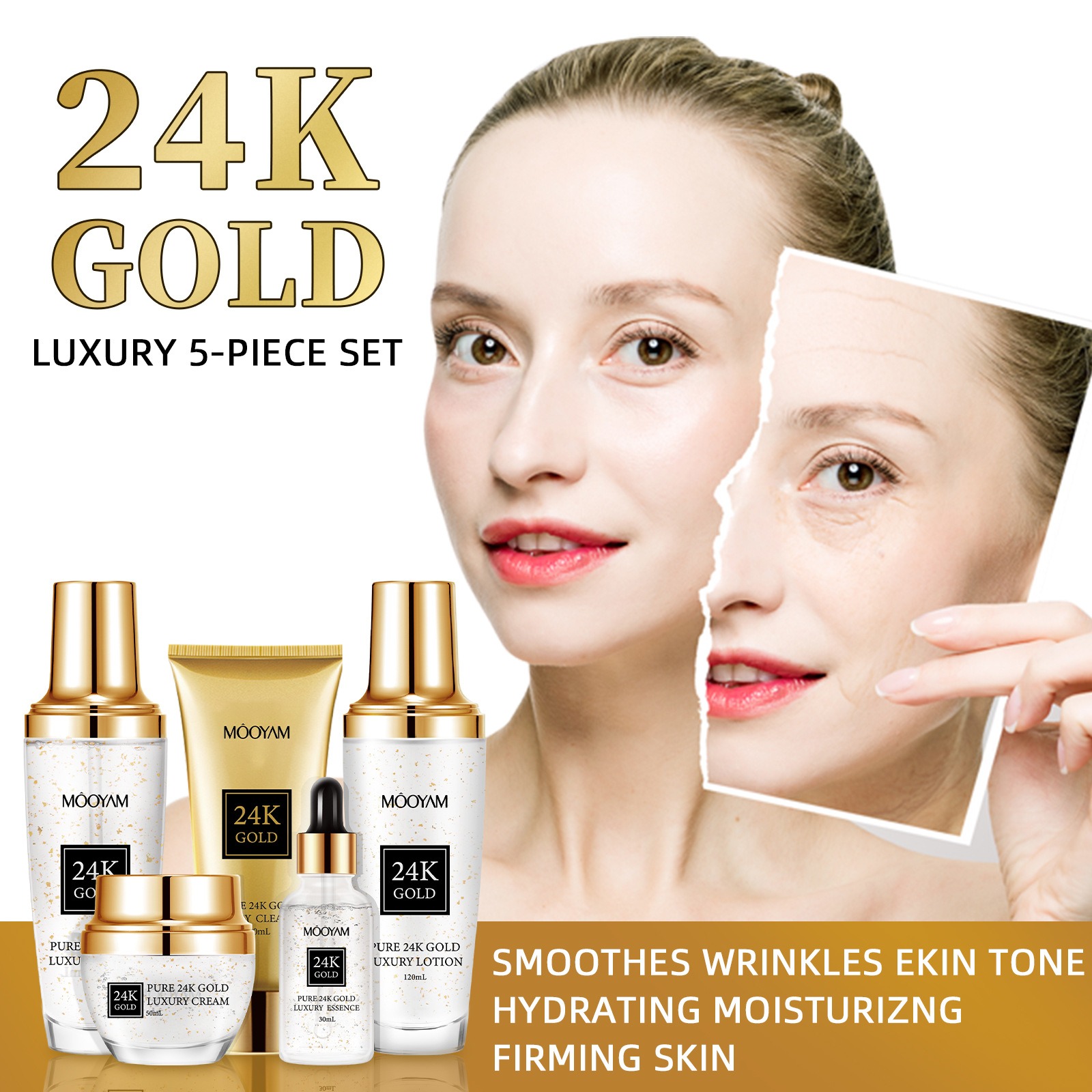 24-каратное золото, роскошный  – обзор и цена Luxury Gold Skincare