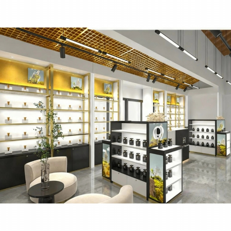 Стеллажи для косметики и парфю – обзор и цена Luxury Skincare Shop