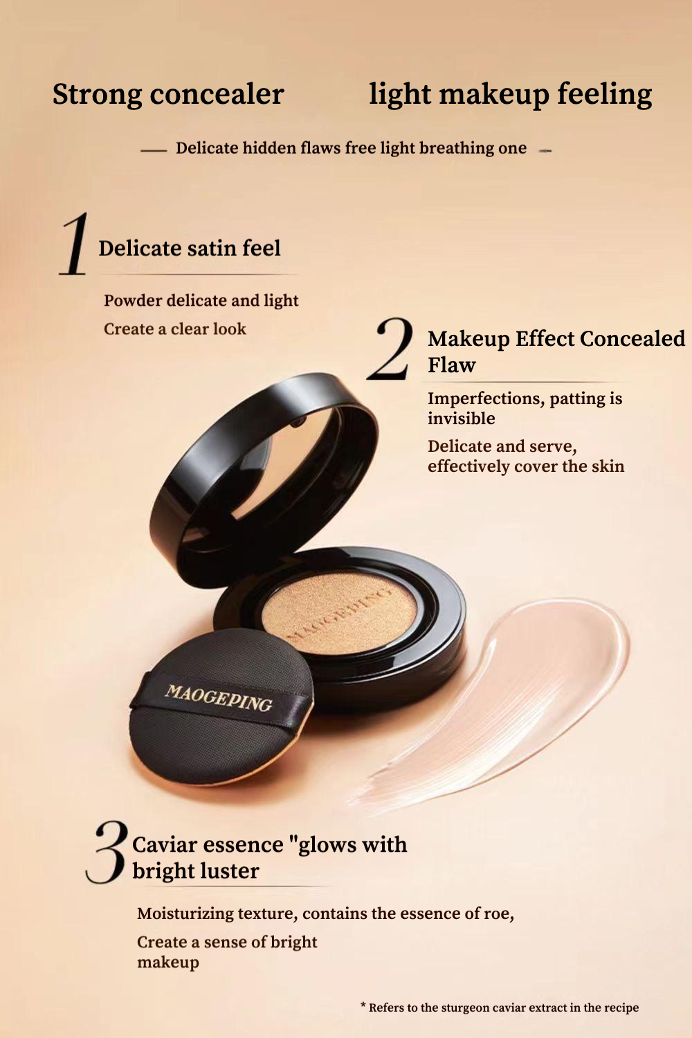 Maogeping Air Cushion Роскошна – обзор и цена Luxury Skincare Cream