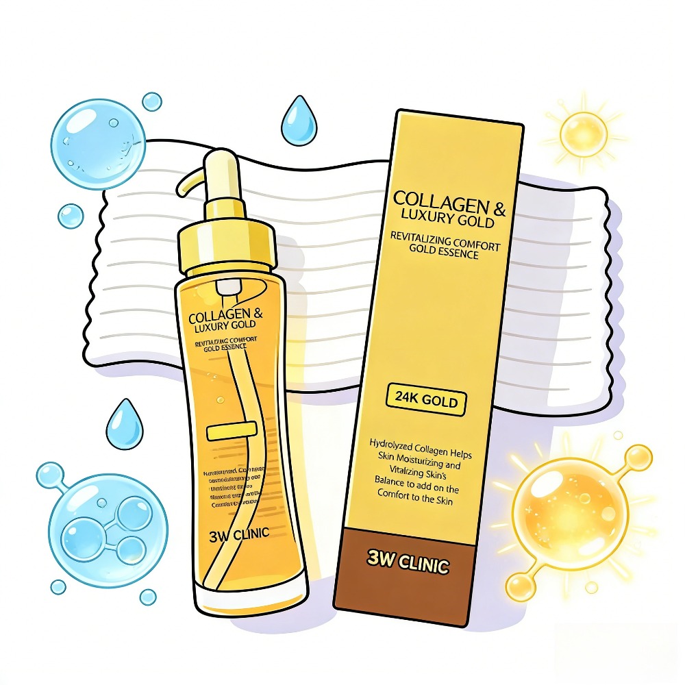 3WCLINIC Collagen & Luxury Gol – обзор и цена Luxury Gold Skincare